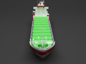 cargo ship Model 3D