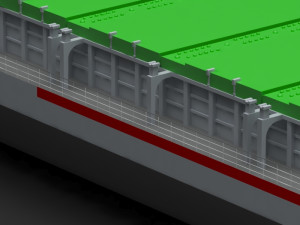 cargo ship Model 3D