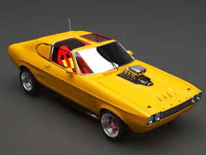 auto Modello 3D