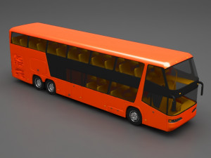 bus 3Dモデル