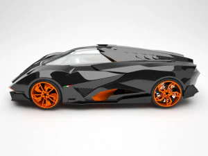 lamborghini egoista 3D Model