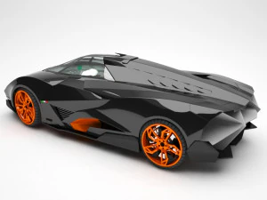 lamborghini egoista 3D Model
