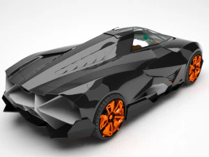 lamborghini egoista 3D Model