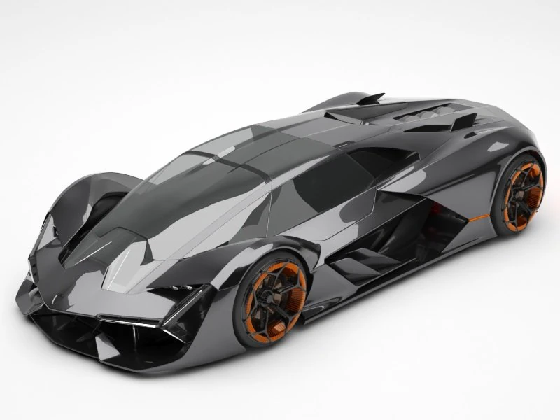lamborghini terzo millennio 3D Model .c4d .max .obj .3ds .fbx .stl .blend 
