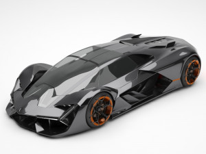 lamborghini terzo millennio 3D Model