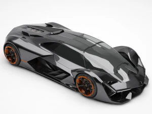 lamborghini terzo millennio 3D Model