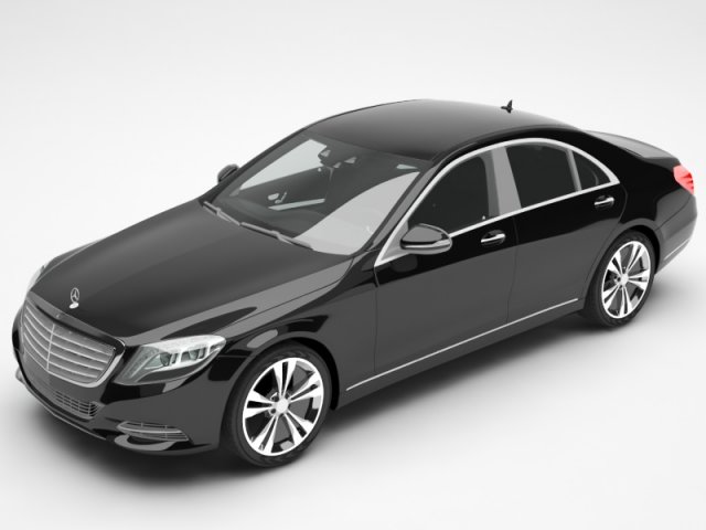 mercedes 3D Modell .c4d .max .obj .3ds .fbx .stl .blend