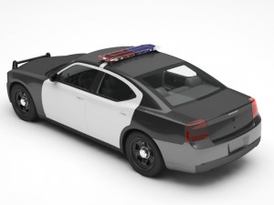 police car 3D Модель