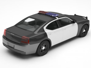 police car 3D Модель