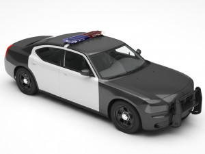 police car 3D Модель