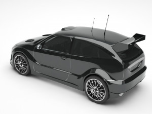 race car 3D मॉडल