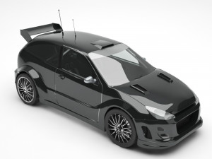 race car 3D मॉडल