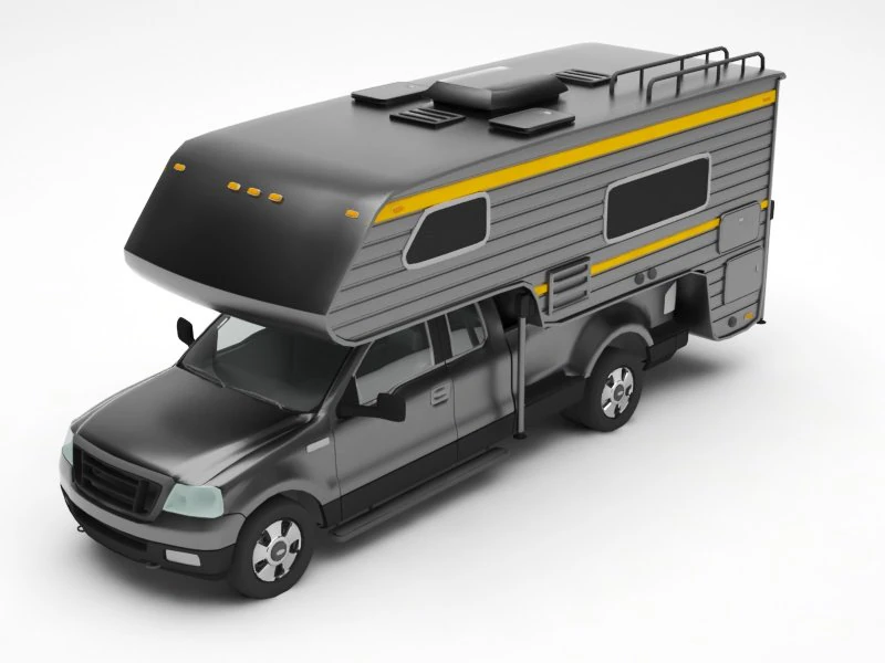 home truck 3D Model .c4d .max .obj .3ds .fbx .stl .blend 