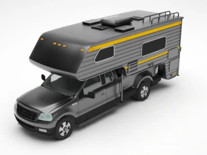 camion domestico Modello 3D