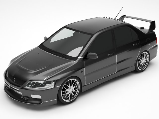 mitsubishi 3D 模型 .c4d .max .obj .3ds .fbx .stl .blend 
