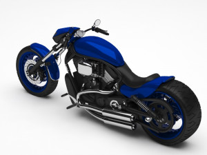 motorcycle 3D 模型