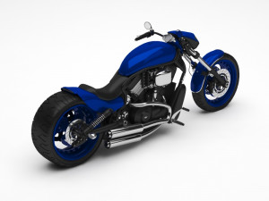 motorcycle 3D 模型