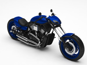 motorcycle 3D 模型