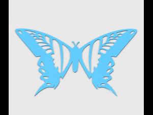 wall butterfly 3D प्रिंट मॉडल