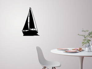 sailing boat for wall decoration 3D प्रिंट मॉडल
