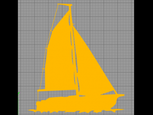 sailing boat for wall decoration5 Modelo de Impressão 3D