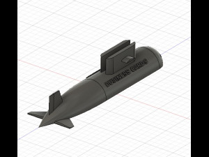 submarine desktop business card holder 3D प्रिंट मॉडल