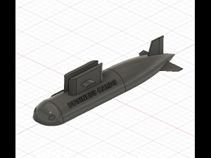 submarine desktop business card holder 3D प्रिंट मॉडल