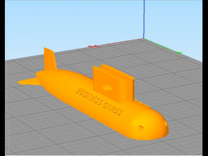 submarine desktop business card holder 3D प्रिंट मॉडल