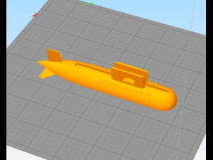 submarine desktop business card holder 3D प्रिंट मॉडल
