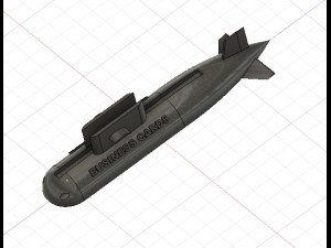 submarine desktop business card holder 3D प्रिंट मॉडल