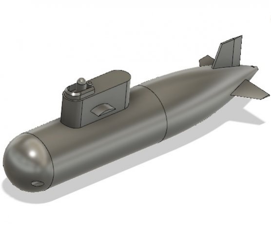 nuclear submarine key chain 3D प्रिंट मॉडल .c4d .max .obj .3ds .fbx .stl .blend 
