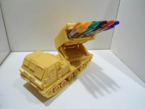 missiles launcher pen and pencil holder Modelo 3D