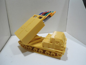 missiles launcher pen and pencil holder Modelo 3D
