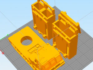 missiles launcher pen and pencil holder 3D Model