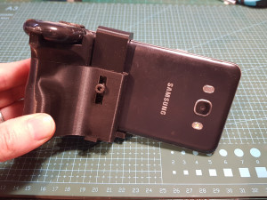 Smart phone camera grip - camera holder Model do druku 3D