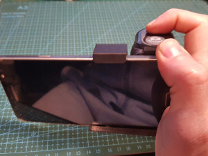 Smart phone camera grip - camera holder Model do druku 3D