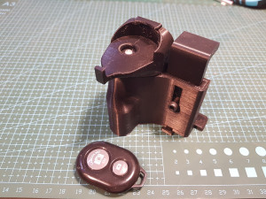 Smart phone camera grip - camera holder Model do druku 3D