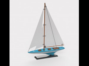 Sailing boat scale model 3D Print Model
