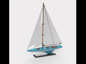 Sailing boat scale model 3D Print Model