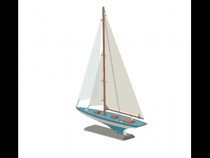Sailing boat scale model 3D Print Model