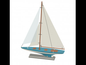 Sailing boat scale model 3D Print Model