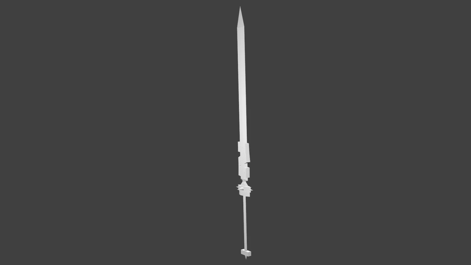 soul eater krona sword 3D Model .c4d .max .obj .3ds .fbx .stl .blend 