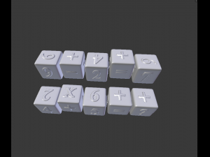 3d cubes for mathematics 3D 模型