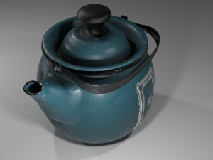 kettle retro for games and not only 3D Model