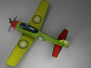 north american trojan 28 - aircraft Modèle 3D