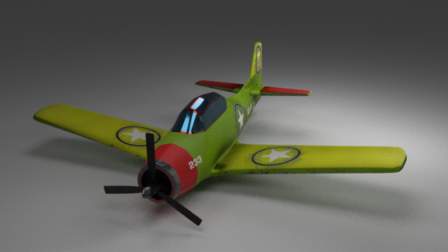 north american trojan 28 - aircraft Modèle 3D .c4d .max .obj .3ds .fbx .stl .blend 