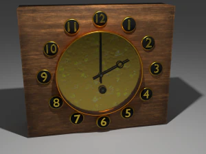 retro watch - 3d 3D Model