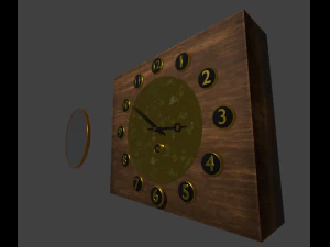 retro watch - 3d 3D Model