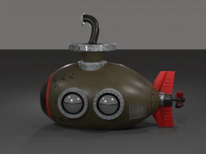 submarine 3d 3D Model