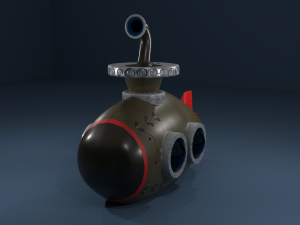 submarine 3d 3D 모델